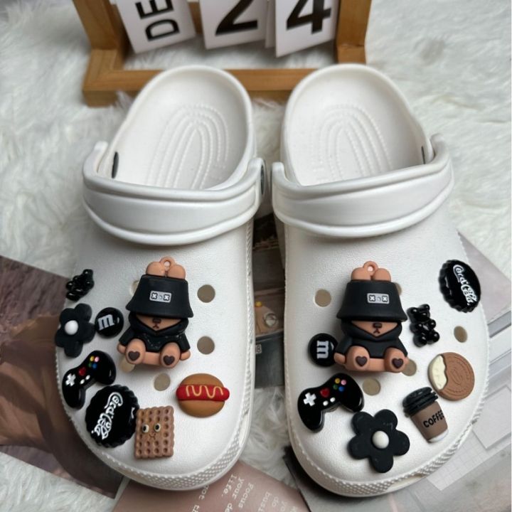 Croc Charm Ideas Shoe Charm For Crocs DIY Pins Black Cute