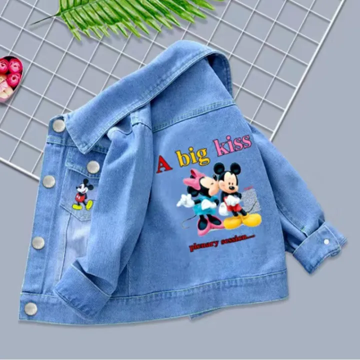 New%20Baby%20Boys%20Girls%20Denim%20Mickey%20Minnie%20Mouse%20Jacket%20Coat%20Children%20Kids%20100%25%20Cotton%20Printed%20Outerwear%20Clothes%20for%202%204%206%208%209y%20-%20Image%202