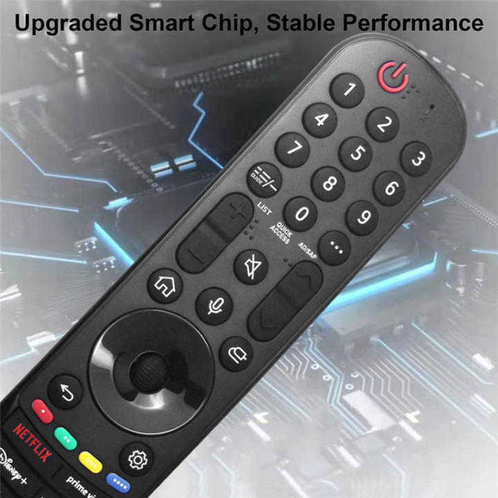 Replace%20MR22GA%20AKB76039902%20Remote%20For%20LG%20Smart%20TV%202022%20OLED%20TV%20Z2,%20G2,%20C2,%20B2,%20A2%20QNED99,%2090,%2085,%2080%20NANO80,%2075%20UQ90%20Easy%20To%20Use%20Black%20-%20Image%203