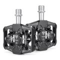 Double-sided Clip Pedals MTB Pedals Cycling Pedals with Cleats Replacement For SPD Mountain Bicycle Pedal System.