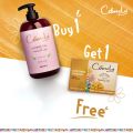 Comely Shower Gel (Pink Lily) buy one get one Comely Hand made soap ( Sunshine garden). 
