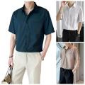 HUILISHI 7COLOR men's high quality solid color Korean fashion casual polo shirt suitable for office and wedding. 