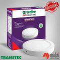 Tranctec 18 Watt Round Surface Panel White Down led lights Wall Mounted Ceiling 18W 2 Years Warranty. 