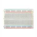 400 Point Breadboard Medium Size Solderless WHITE Prototyping Test Circuit Board Plug-In 400 Tie Points Pin For Arduino Project Board Cables Connectors DIY.