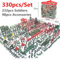 Lovely toys 330pcs Military Plastic Model Playset Toy Soldiers Figures Kids Children.