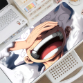 Pad Gamer Keyboard Desktop Mouse Pad Ruler Luffy Mouse Pad New Anime One Piece Gear-5 L-Rubber Mouse Durable Inch Gaming Keyboard Pad. 