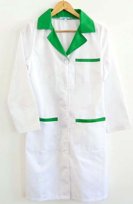 Women%E2%80%99s%20Micro%20Twill%20Suiting%20Fabric%20Doctor%20Coat%20with%20Contrast%20Collar%20&%20Pockets%20-%20Image%204