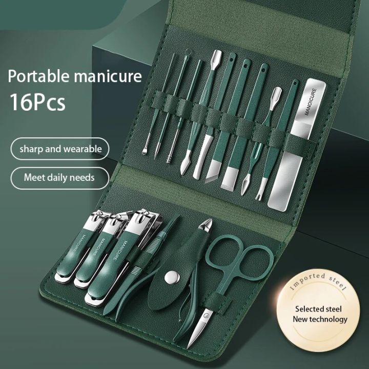 High%20quality%2016%20Set%20of%20Portable%20Nail%20Clipper%20Set%20Nail%20Clipper%20Stainless%20Steel%20Pedicure%20Professional%20Kit%20Beauty%20Manicure%20Set%20-%20Image%203