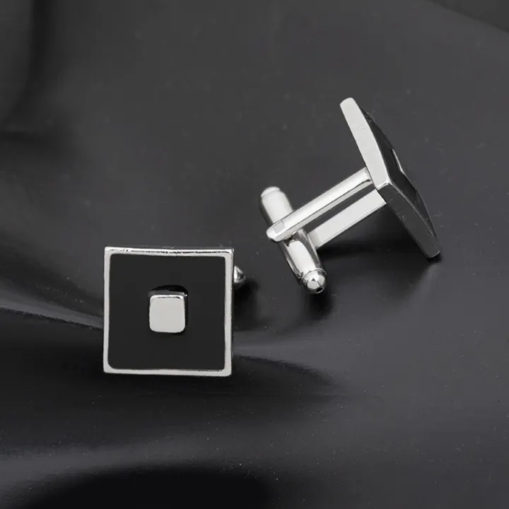 %EF%BC%88New%EF%BC%89Men%20Cufflink%20Exquiite%20quare%20Black%20Enamel%20Paint%20Cufflink%20Modern%20-%20Image%207