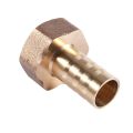 2pcs 12mm Hose Barb 1/2BSP Female Thread Quick Joint Connector Adapter Gold. 