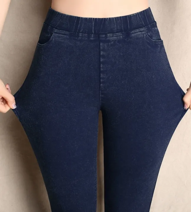Large%20Size%20Trousers%20For%20Women%20Winter%20high%20waist%20skinny%20slim%20Womens%20Pants%20Female%20Stretch%20Pencil%20Pant%20Pantalon%20Femme%20-%20Image%203