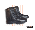 Zipper Bikers Black long boots- Leather Bikers long boots for man. 