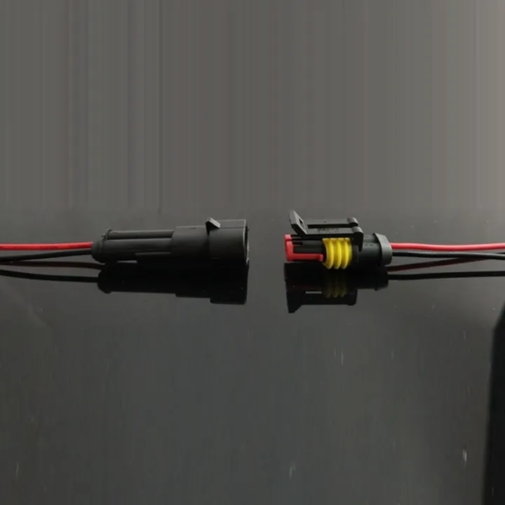 20PCS%20Car%20Sealed%20Waterproof%20Electrical%20Wire%20Connector%20Plug%202%20Pin%20Way%20-%20Image%205