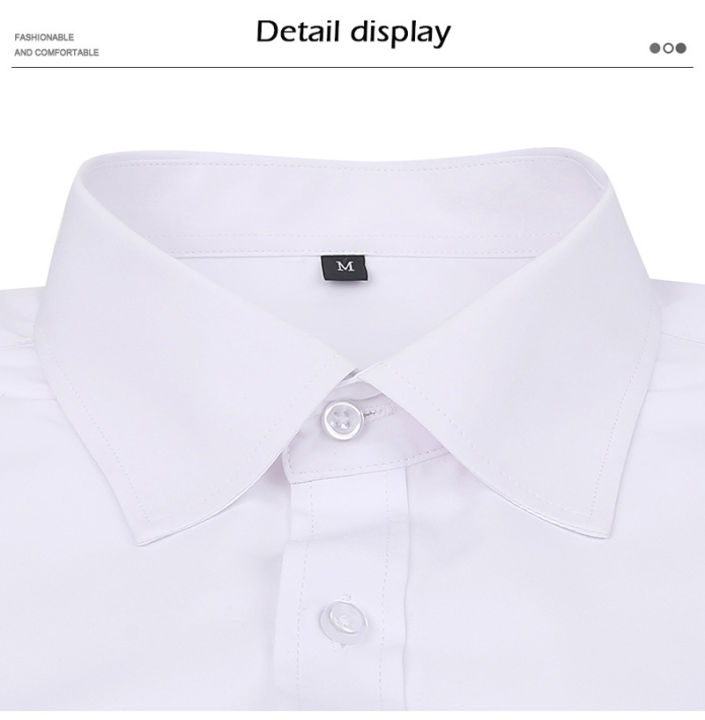 Orange%20Stretch%20Dress%20Shirt%20Men%202023%20Brand%20New%20Regular%20Fit%20Long%20Sleeve%20Button%20Down%20Shirt%20Wrinkle-Free%20Easy%20Care%20Chemise%20Homme%202XL%20KEEMEEUYZO%20-%20Image%203