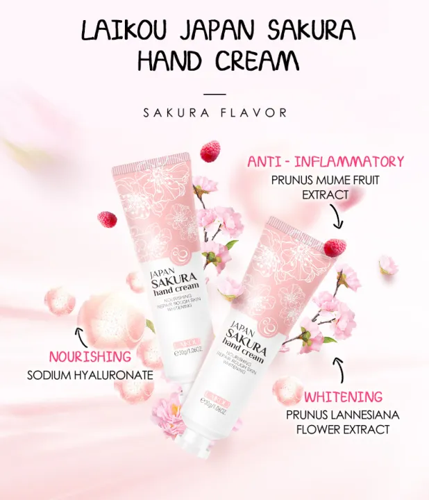 LAIKOU%20Japan%20Sakura%20Nourishing%20&%20Moisturizing%20Hand%20Cream-%2030g%20-%20Image%204