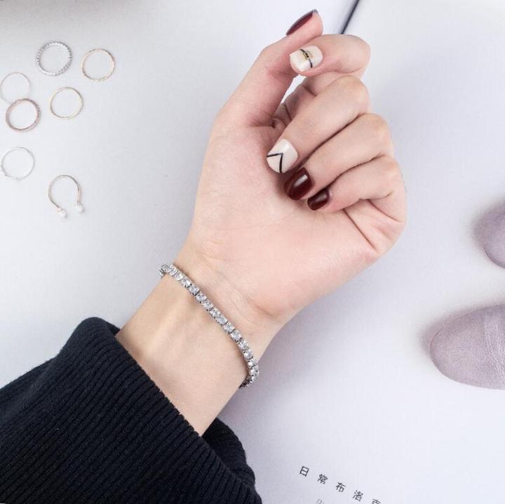 4mm%20Moissanite%20Tennis%20Bracelets%20for%20Women%20100%25%20925%20Sterling%20Silver%20Gemstone%20Bangle%20Wedding%20Sparkles%20Lab%20Diamond%20Bracelet%20-%20Image%206