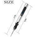 Rechargeable Engraving Pen Cordless Wood Glass and Plastic Portable Engraving Pen. 