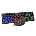 Imperial Leopard GMK-20 Wired Luminous Gaming Keyboard Mouse Set Mechanical Feel Suspension Keycaps Cross-border Spot.