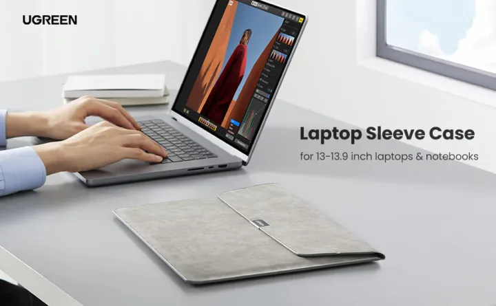 U%20green%2013.3/14%20inch%20Laptop%20Sleeve%20with%20Case%20Stand%20(20432)%20-%20Image%205