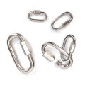 Stainless Steel Screw Lock Climbing Gear Carabiner Quick Links Safety Snap Hook SUPER BABY. 