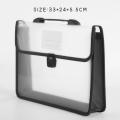 Filing Products A4 Document Bag Office Document Affairs Bag Portable File Bag Briefcase Document Bag A4 File Bag. 