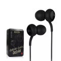 REMAX RM 510 Wired Earphone new unique headphone black. 