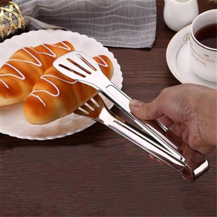 Stainless Steel Food Clip/ Tongs Spoon/ Clamp Salad Serving/ Barbecue Tongs/ BBQ Tools