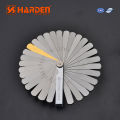 HARDEN Feeler Gauge 32Pcs 65Mn Professional Metal Feeler Gauge Set 580432. 