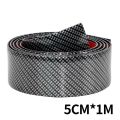 【Mary DAI Store】Car Door Carbon Fiber Rubber Stickers 5D Scratch Proof Auto Sill Protection Goods Moulding Strip Car Styling. 