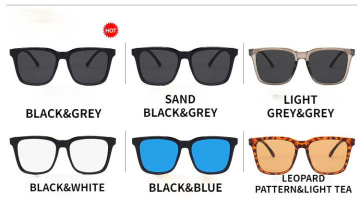 Wy%20Ting%20New%20Men's%20Fashion%20Sunglasses%20Online%20Celebrity%20Fashion%20Joker%20Sunglasses%20Tide%201192%20Square%20Simple%20Sunglasses%20-%20Image%206