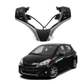 2X Audio Control Switch 84250-0D120 84250-0D120-E0 Multifunctional Steering Wheel Fit for Toyota Yaris 2013-2016 10 Key. 