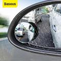 Baseus 2pcs Car Rear View Full Vision 360 Degree Wide Anger Parking Assistant Mirror. 