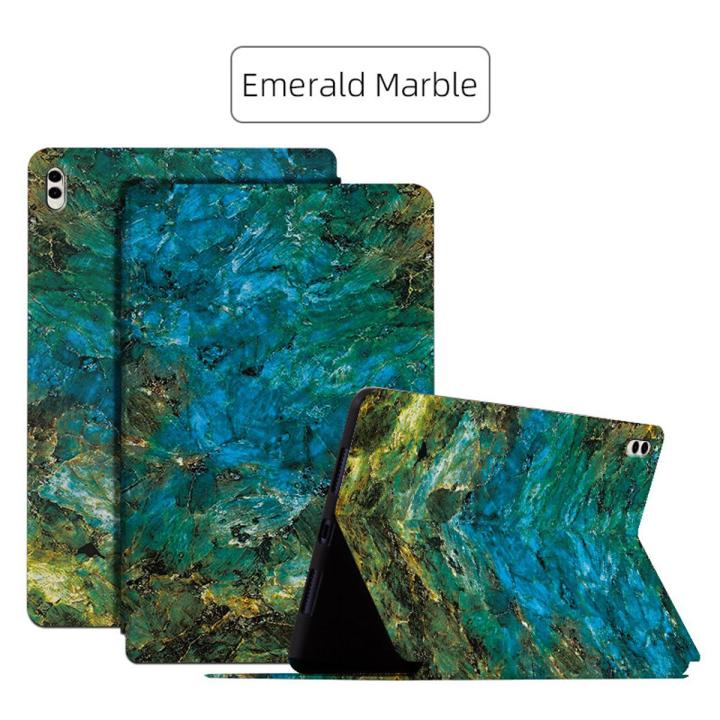 Stand Back cover For Samsung Galaxy Tab S9 + Case Marble texture Stand Kickstand Back Cover for Samsung Galaxy Tab S9 Plus Cases Cover