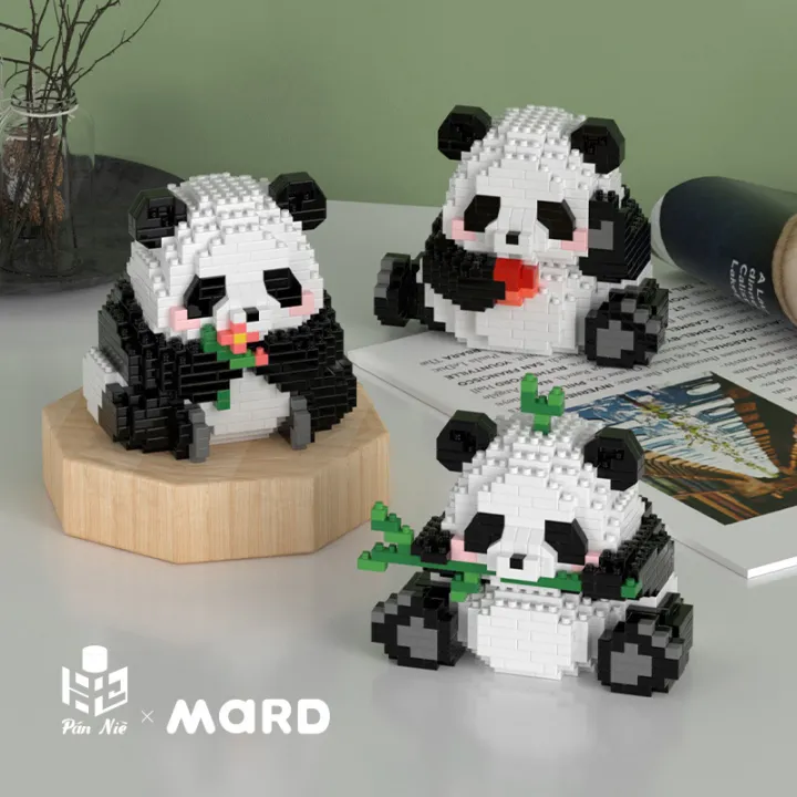 Compatible%20with%20LEGO%20China%20Giant%20Panda%20Building%20Blocks%20Flower%20Flower%20Meng%20Lan%20Puzzle%20Assembly%20Children's%20Day%20Birthday%20Gift%20Toy%20-%20Image%203