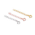 1PCS 925 Silver Extension Chain For DIY Handmade Jewelry Necklace Bracelet Making.