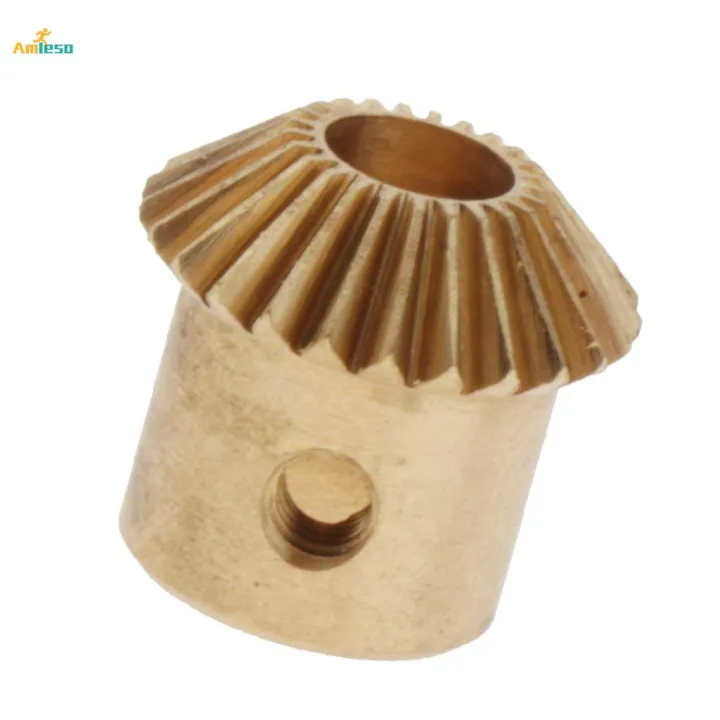 5x0.5%20Modulus%20Brass%20Bevel%20Gear%2025%20Tooth%203%20to%205mm%20Diameter%20Hole%205mm%20Hole%20-%20Image%205