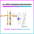 For OPPO OP A15 A15S A35 S 2020 2021 Side key Switch Power ON OFF Key Mute Volume control Button Ribbon Flex Cable. 