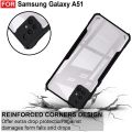 For Samsung Galaxy A51 Shockproof  Airbag protective Bumper Case Phone back Cover Mobile Cover - Mobile Back Cover. 