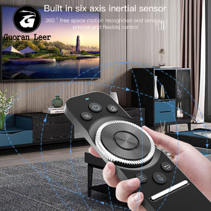 Wireless Air Remote 2.4G Smart TV Remote Control IR Learning Mouse Keyboard Compatible For Android PC Windows TV