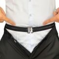 Men's Shirt Holders, Trouser Belts, Invisible Elastic Belt, Men's Shirt Stays, Elastic Jumper Band, Invisible Women's Belt with Flat Buckle, Non-Slip, Adjustable.