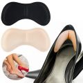 2 Pairs Heel Insoles Patch Pain Relief Anti-wear Shoe Cushion Pads Feet Care Heel Protector Adhesive Back Sticker Shoes Insert. 