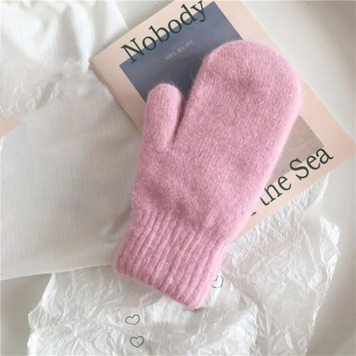 Winter%20Warm%20Knitted%20Plush%20Full%20Finger%20Gloves%20Solid%20Korean%20Women%20Imitation%20Rabbit%20Wool%20Gloves%20Warm%20White%20Soft%20Thick%20Fur%20Mittens%20-%20Image%206