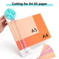 Paper cutter High-quality Multi-function 4 in 1 Creasing machine Portable Precise Paper trimmer for Office Supplies Craft enthusiasts Home DIY projects Scrapbooking Precision cutting. 