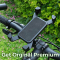 Bike Phone Mount Anti Shake and Stable Cradle Clamp with 360° Rotation Bicycle Phone Mount/Bike Accessories/Bike Phone Holder -Black. 