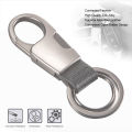 JOBON Man Waist Hanged Car Key Chain Simple Metal Key Chain Pendant. 