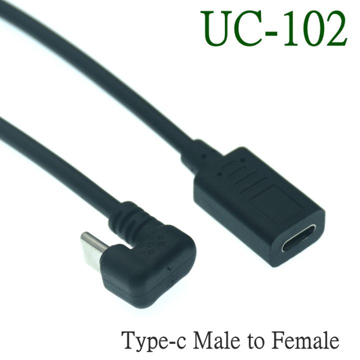 180 Degree Up Right Angle USB 3.1 Type C Male to Female Micro Mini Type-B USB otg USB-C Charging Data Converter Adapter Cable