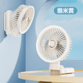 Multi-function moving head clip fan, foldable night light, mobile phone charging, handheld desktop, usb electric fan, wall mounted fan.