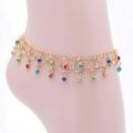 Alloy Anklet for Women - Multicolor.