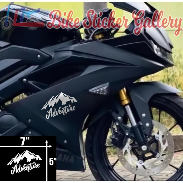 Bike Decal Sticker - Adventure ( Waterproof & Premium quality)/ Bike Sticker Gallery