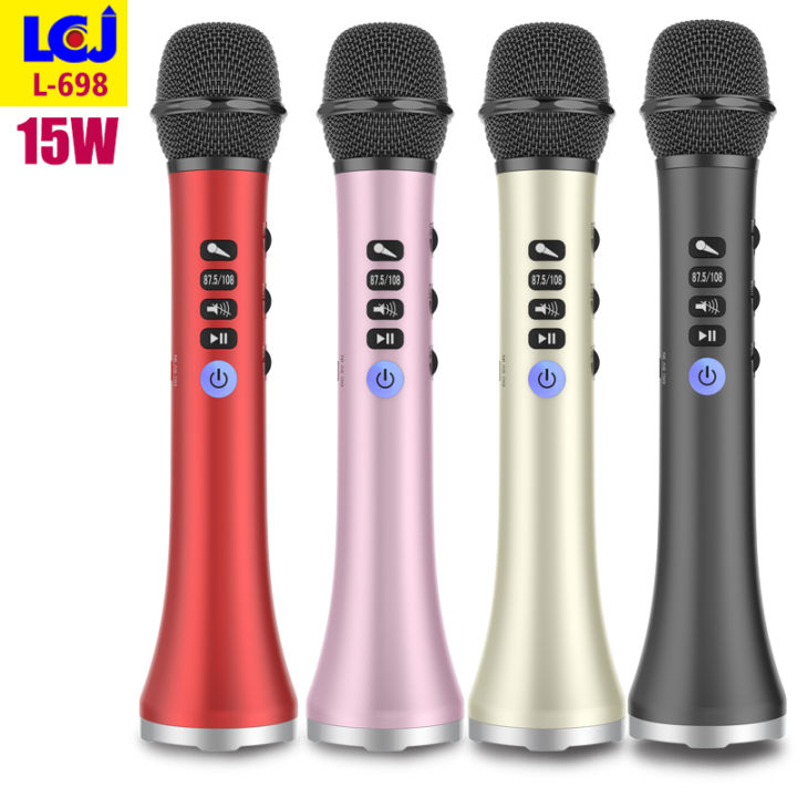 Portable%20Karaoke%20Microphone%20with%20built-in%20speaker%20L-698%20(Bluetooth,%20FM,%20KTV)%20-%20Image%206